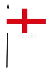 St. George's England Cross Table Flag Small - 6" x 4"