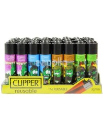 Wholesale Clipper Flint Reusable Lighter "Players" Design
