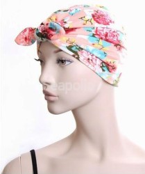 Rose Floral Printed Soft Fabric Head Turban - Assorted 