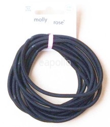 Wholesale Molly & Rose Black Extra Long Elastics-7cm