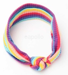 Wholesale Molly & Rose Children Rainbow Striped Bandeau-Rainbow