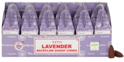 Wholesale Satya Backflow Dhoop Cones-Lavender 