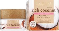 Eveline 100% Organic Rich Coconut Ultra Nourishing Face Cream - 50ml