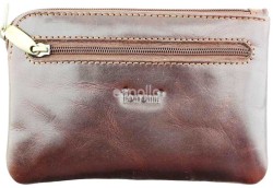 Wholesale Forum Leather Wallet With Zipper Closure - Brown