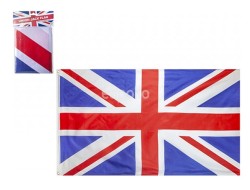 Union Jack Rayon Flag With Grommets 