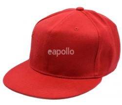 Plain Snapback Cap - Red