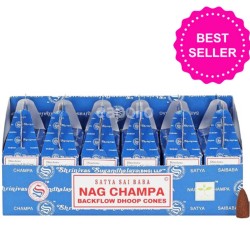 Wholesale Satya Backflow Dhoop Cones-Nag Champa 7 				 	