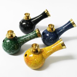 Wholesale Small Marble Effect H-Metal Pipe - Assorted 