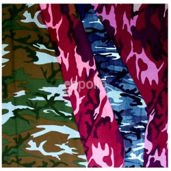Camouflage Print Bandanas Assorted Colours