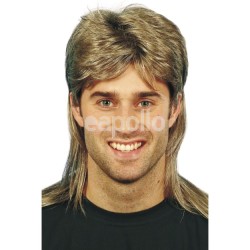 Mullet Party Wig with Highlights - Blonde