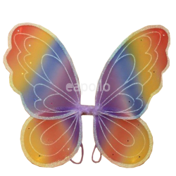Wholesale Butterfly Rainbow Themed Wings - 53cm