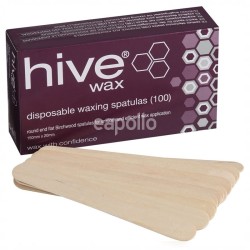 Hive of Beauty - Disposable Waxing Spatulas (15cm x 2cm)
