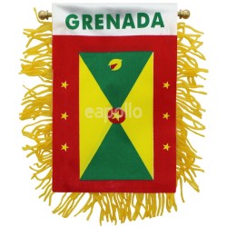 Wholesale Grenada Mini Banner Flag - 10cm x 13cm