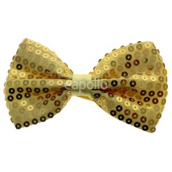 Wholesale Gold Sequin Bow Tie