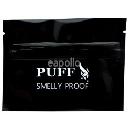 Wholesale Grip Seal Smelly Proof Bags - Black 75mm x 100mm (3" x 4")