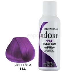 Adore Semi-Permanent Hair Dye - Violet Gem (114) 