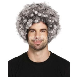 Wholesale Afro Clown Wig - Grey