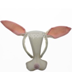 Animal Headband with Ears - Rabbit Design