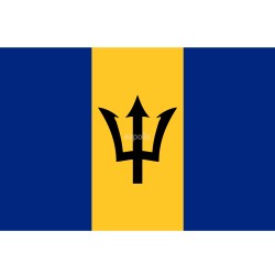Barbados Flag - 5ft x 3ft