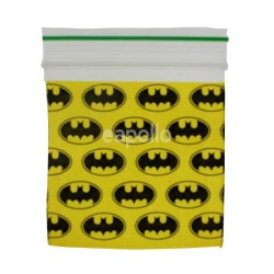 Wholesale Grip Sealed Printed Resealable Bags - Batman Design (50mm x 50mm)