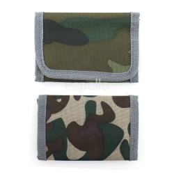 Wholesale Camo Print Wallet With Grey Edges - Assorted Designs
