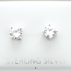 Wholesale Sterling Silver Round Stud-5mm