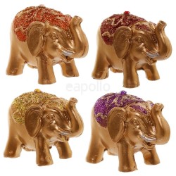 Mini Metallic Glitter Lucky Elephant Collectable