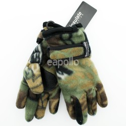 Childrens Camouflage Fleece Gloves