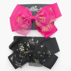 Flower Design Fashion Bows - 14cm
