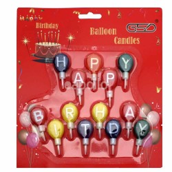 Wholesale Happy Birthday Balloon Shaped Candles