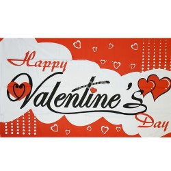 Wholesale Happy Valentines Day Flag 5ft x 3ft