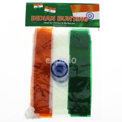 Wholesale India Bunting Flags 12ft  9"x6"