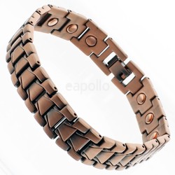 Magnetic Bracelet With 17 Magnets - Copper Links
