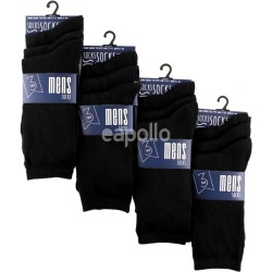 Men's Black Plain Socks (3 Pair Pack)
