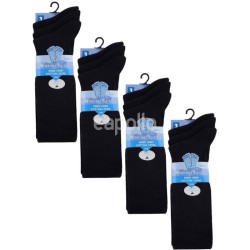 Wholesale Navy Knee High School Socks - Fresh Feel (3 Pair Pack) - (UK - 9-12)