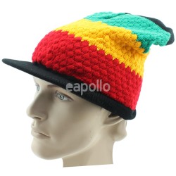 Peak Hat - Rasta Design 