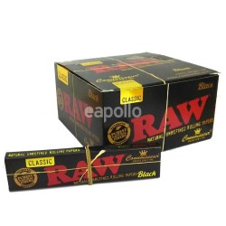 Wholesale RAW Black Classic Connoisseur King Size Slim and Tips
