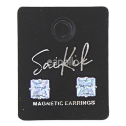 SaiKik Square Magnetic Earrings - 8mm