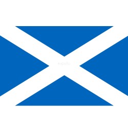 Scotland Flag (St. Andrew's Cross) - 5ft x 3ft 