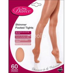 	Silky's Adults 60 Denier Shimmer Footed Tights - Light Toast