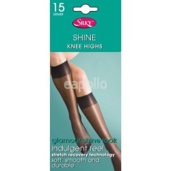 Silky's 15 Denier Super Shine Knee Highs - Nude (One size)