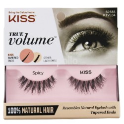Kiss True Volume 100% Natural Hair Eye Lashes - Spicy 