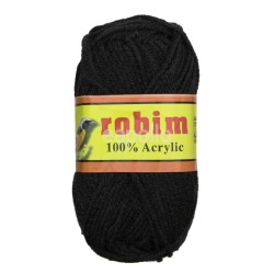 Wholesale Robim 100% Acrylic Black Wool For Hair Braiding-50G