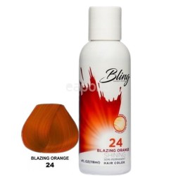 Bling Shining Semi-Permanent Hair Dye- Blazing Orange (24)