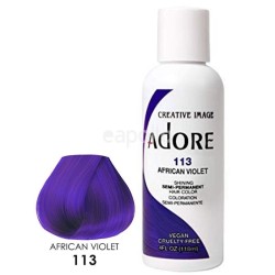 Wholesale Adore Semi-Permanent Hair Dye- African Violet (113) 