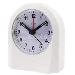 Wholesale Acctim Palma Alarm Clock - White