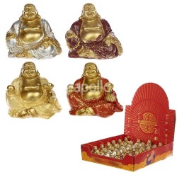 Wholesale Lucky Glitter Mini-Buddha - 4cm