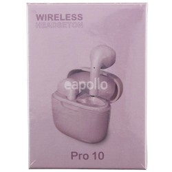 Wholesale Pro 10 Wireless Earphones - Pink 