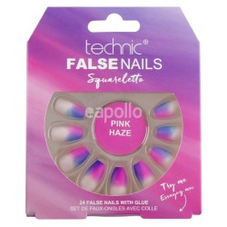 Wholesale Technic False Nails Squareletto - Pink Haze 