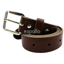 Wholesale Men's Leather Belts 1.25" Wide Tan - Assorted Sizes 